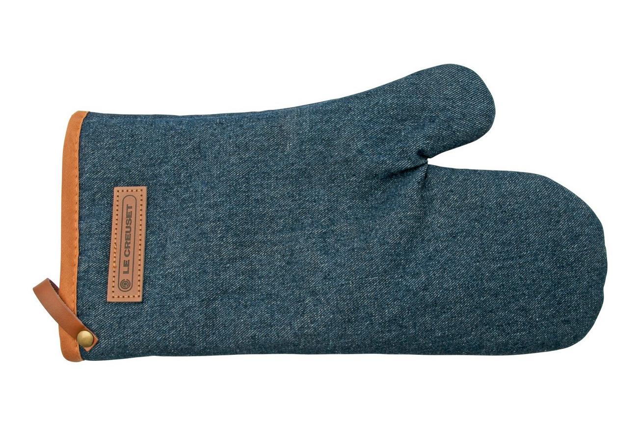 Le Creuset Denim ovenwant van textiel, spijkerstof