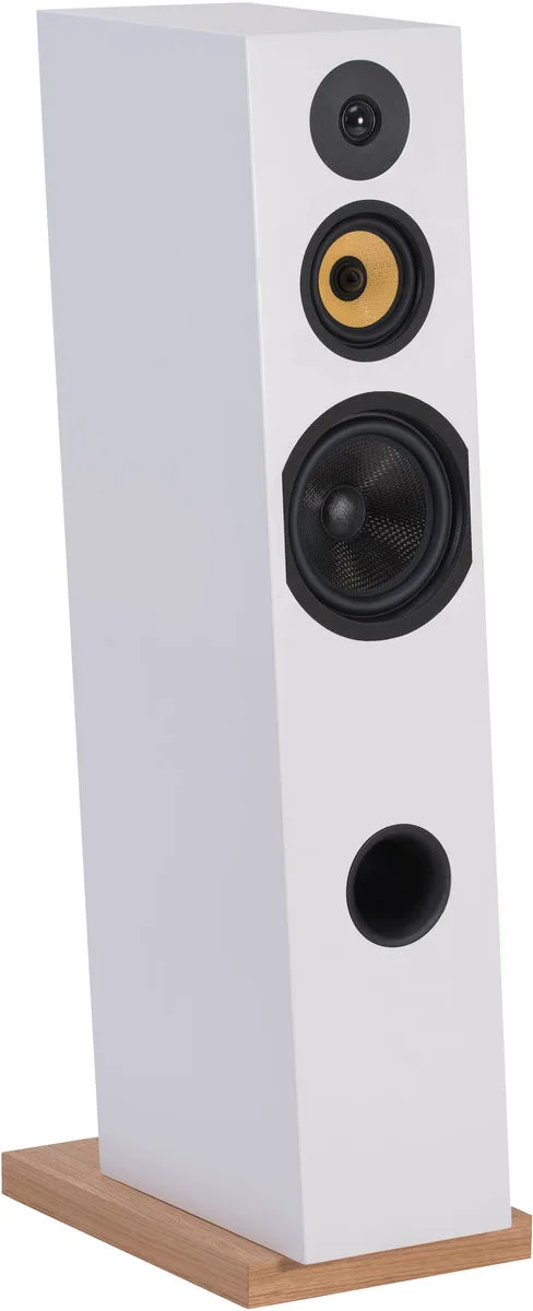Davis Acoustics Courbet N°8 Blanc satiné (la paire) Enceintes colonne