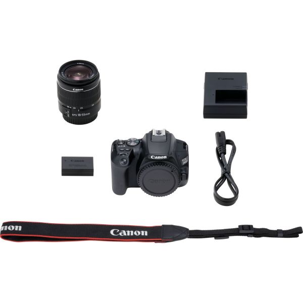 Canon EOS 250D   18-55mm DC III   Bolsa   SD 16GB