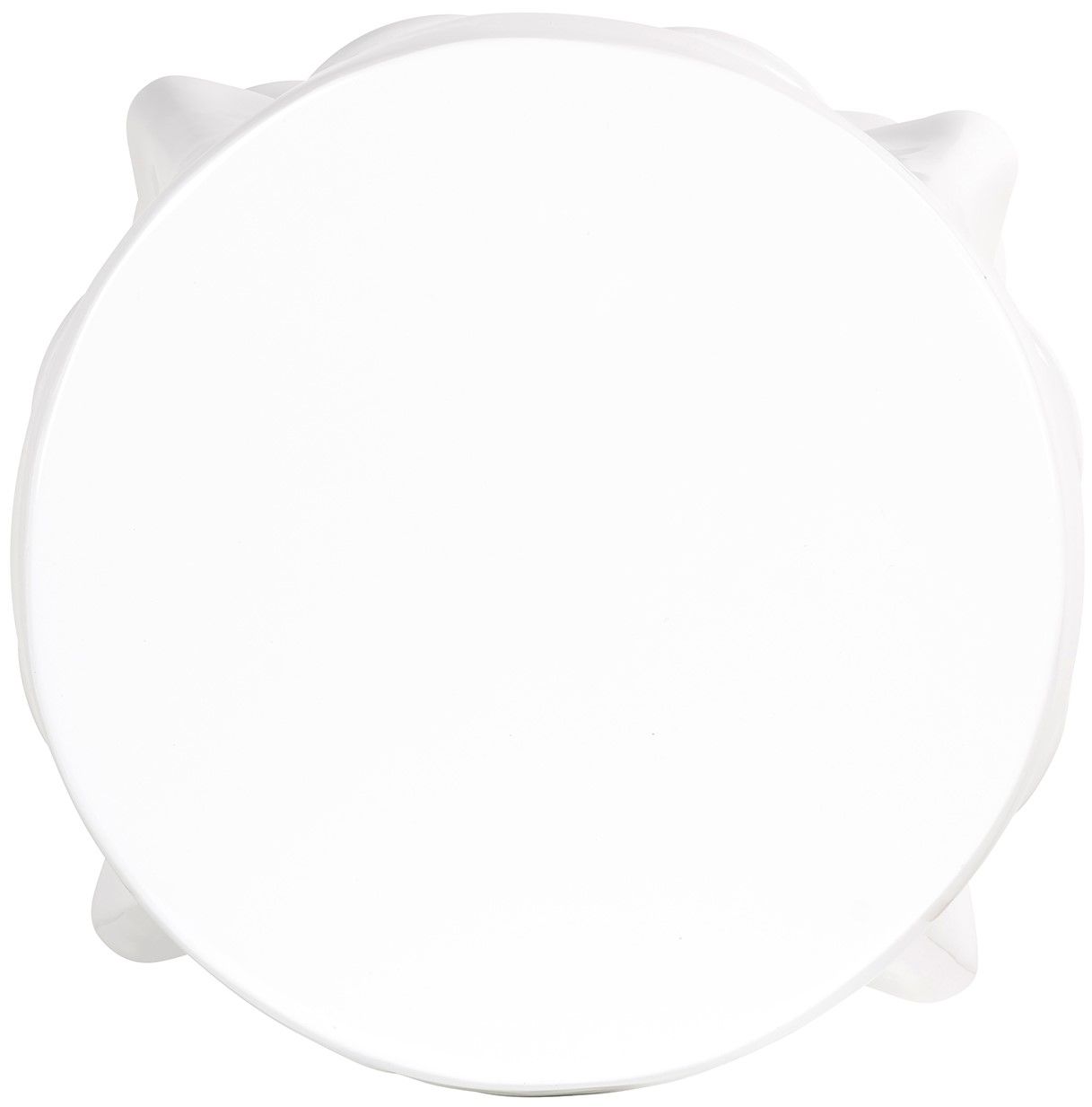 Bijzettafel Wit 825244 Christy ⌀40  x H46 cm