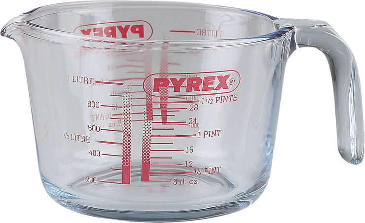 Funktion Målebæger 1,0l Pyrex Klar