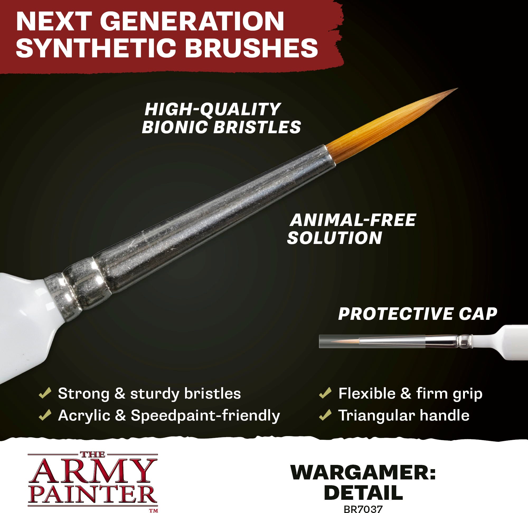 The Army Painter  Wargamer Brush, Monster    Dein Werkzeug für den Sieg auf dem Maltisch