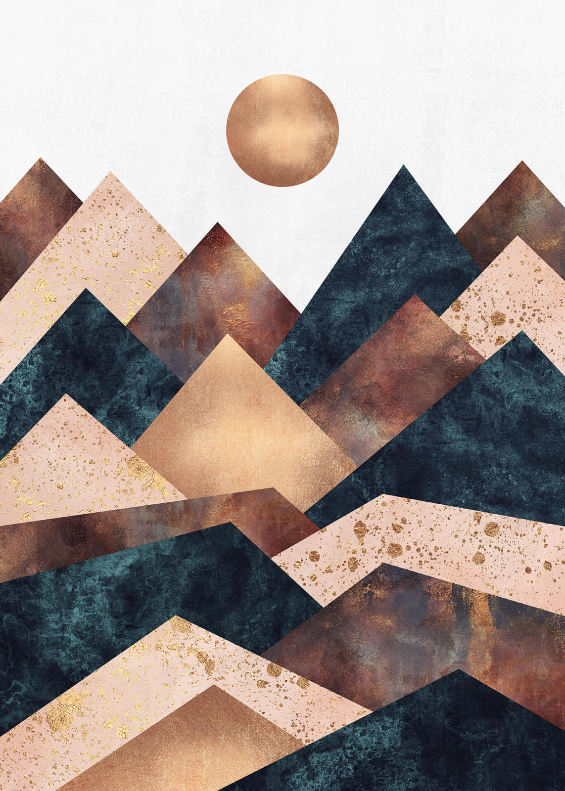 Leinwandbild HERBSTTAG - braun - 50x70 cm