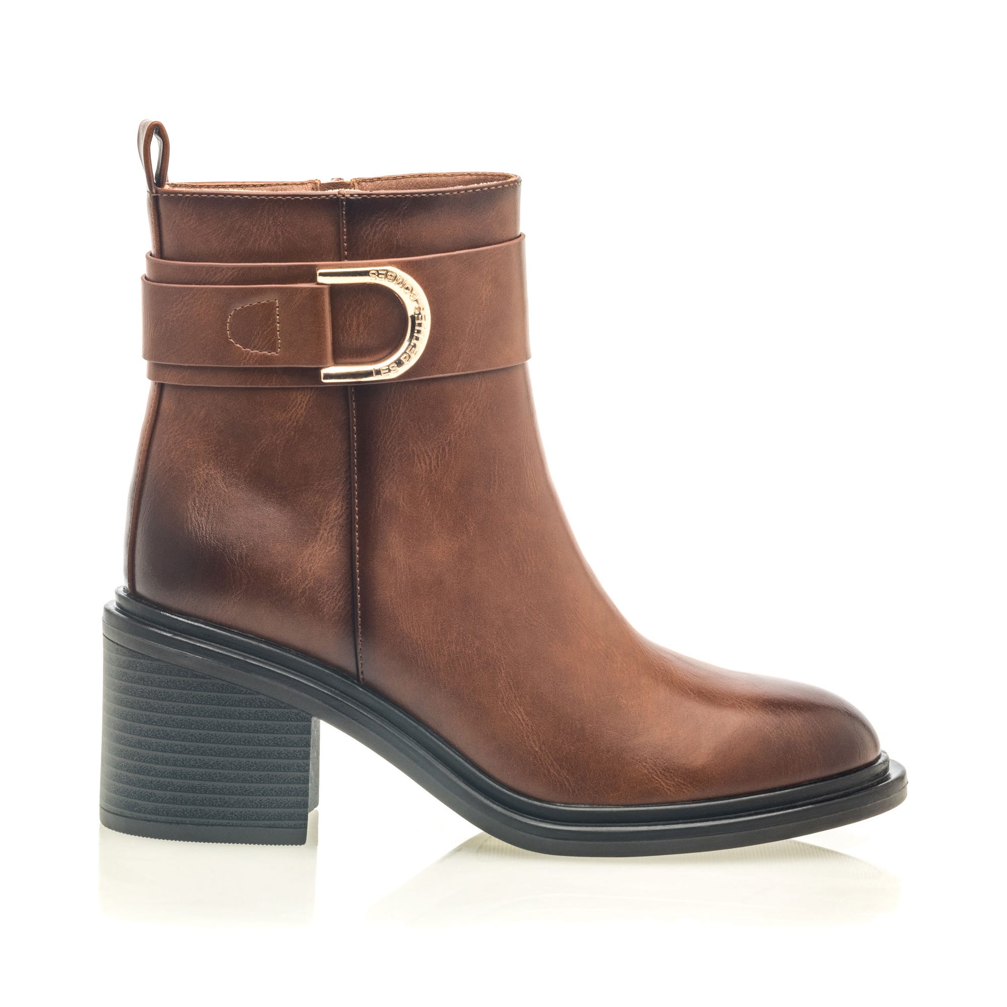 Bottines à talon Femme camel