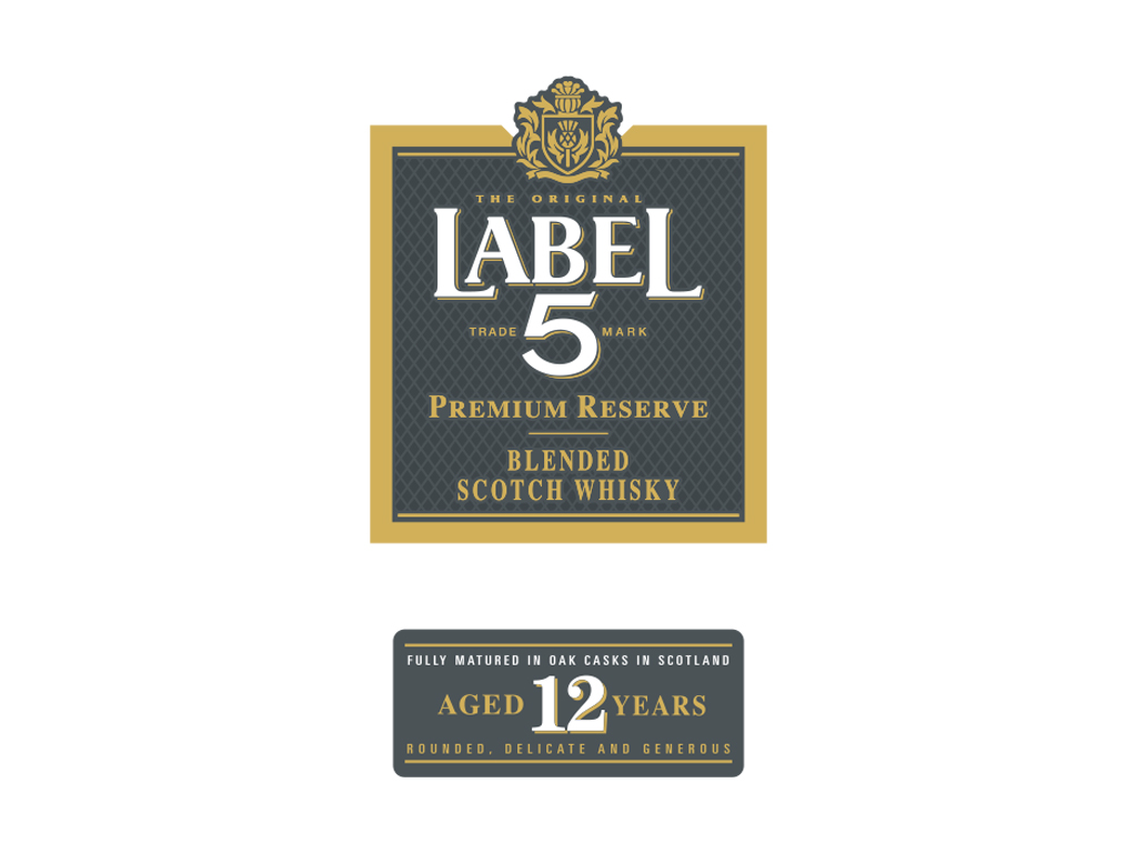 WHISKY LABEL 5 BLENDED 12 ANOS 0.70L