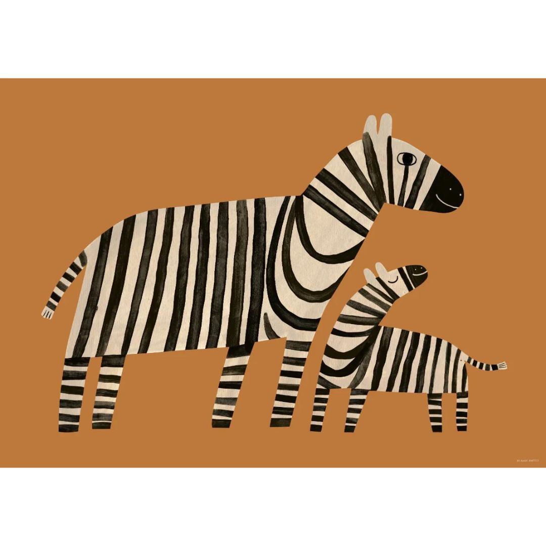 Petit monkey poster - zebra's