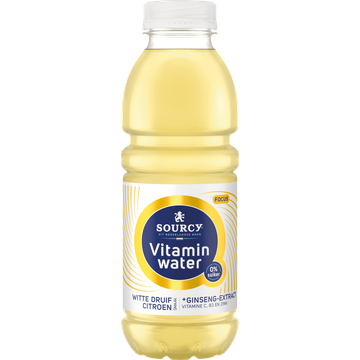 Sourcy Vitaminwater Witte Druif-Citroen Ginseng 500ML