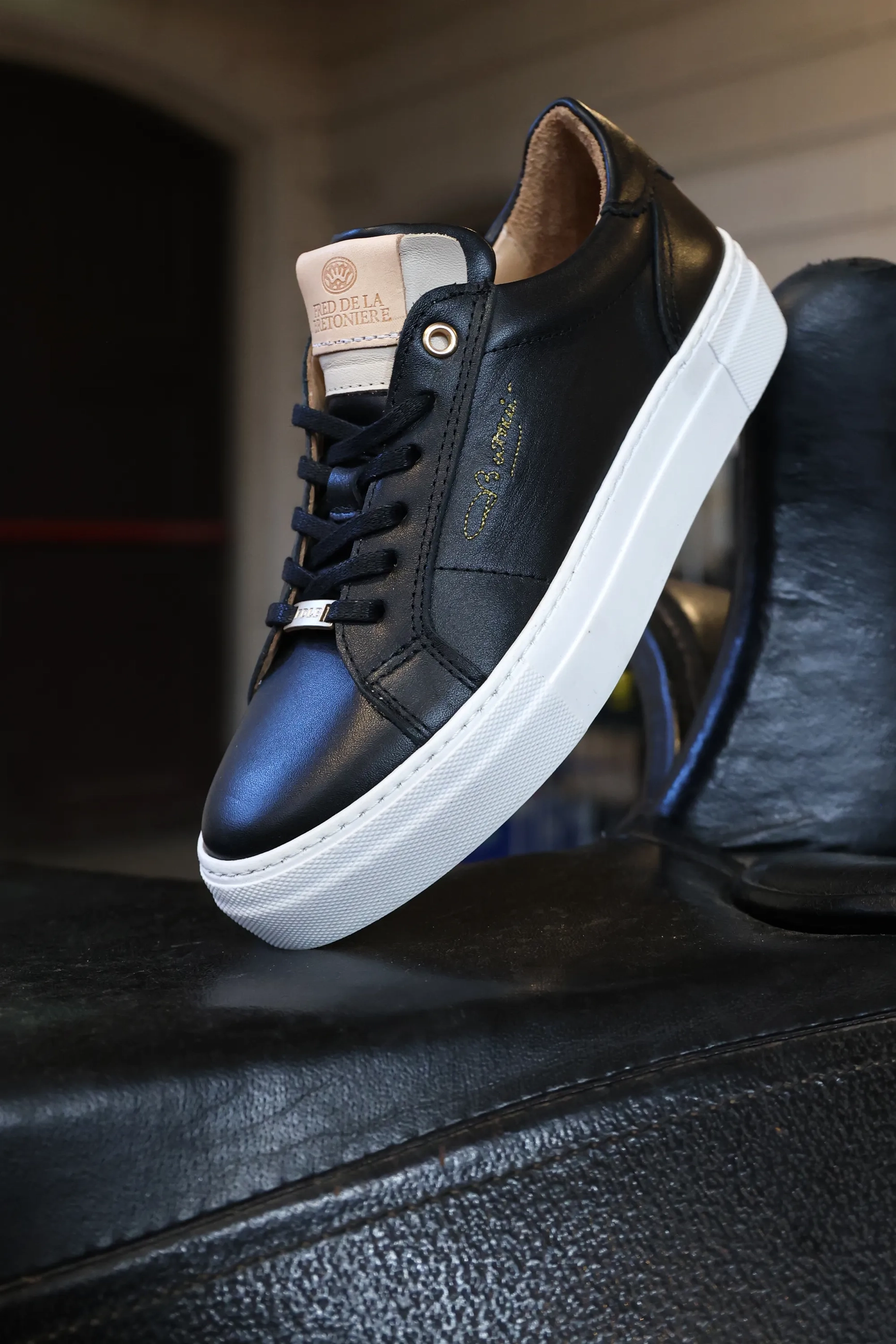 STORM ISA Sneaker leather Black