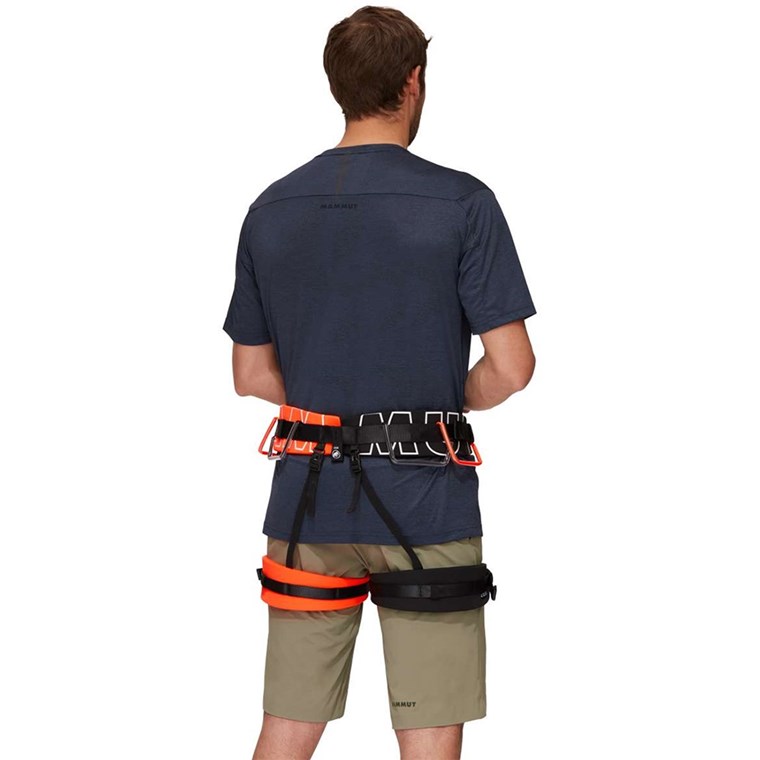 Mammut 4 Slide Harness Vibrant Orange/Black