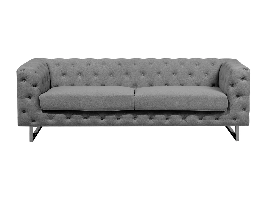 Ensemble de canapés 2 + 3 places en tissu gris VISSLAND