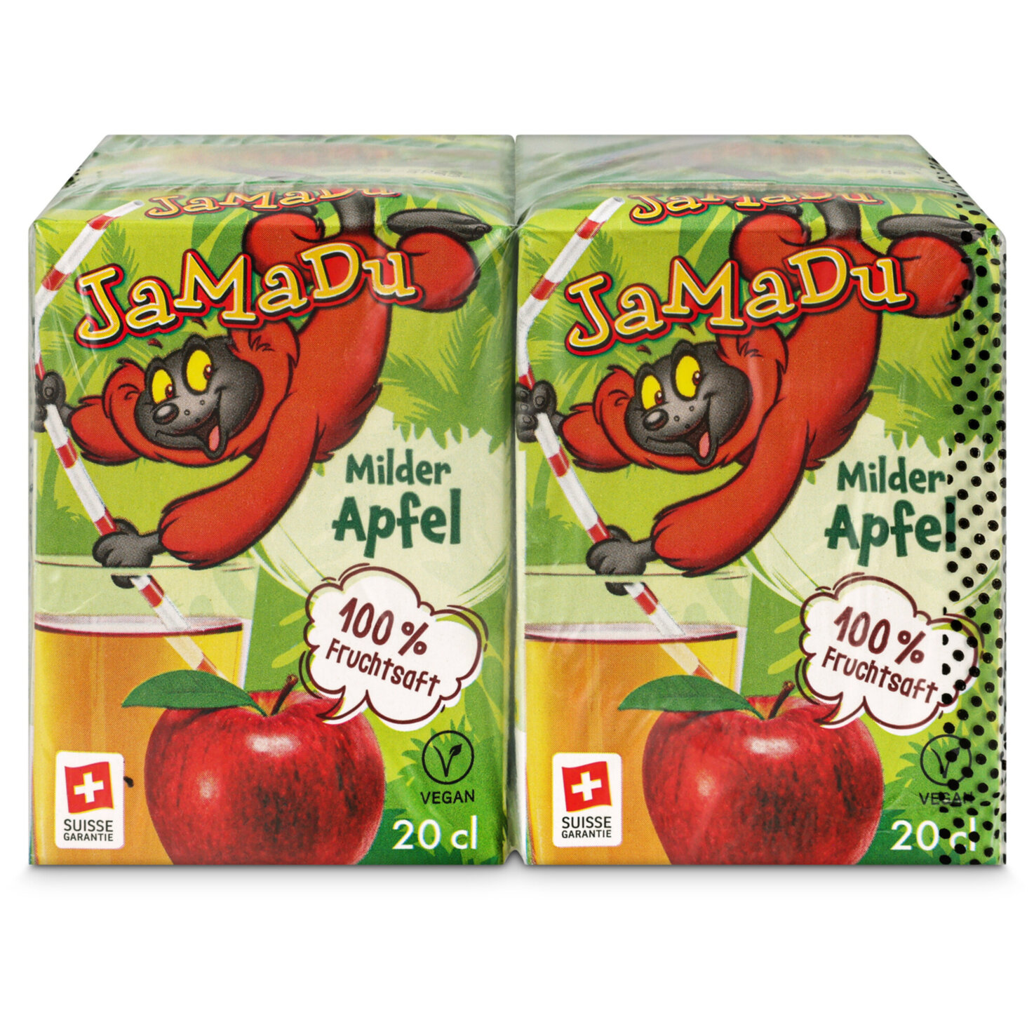JaMaDu Apfelsaft 4x20cl -80cl