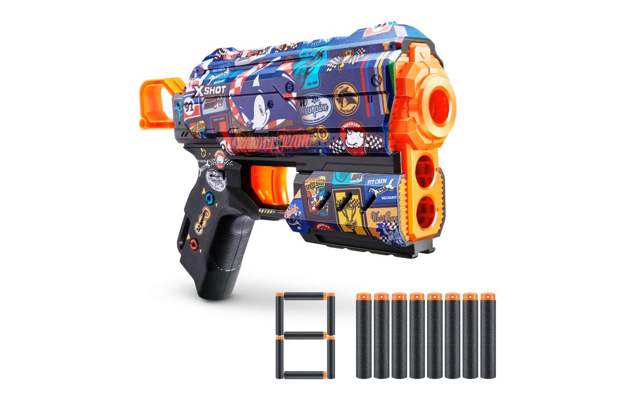 X-shot Skins Flux Sonic met 8 darts