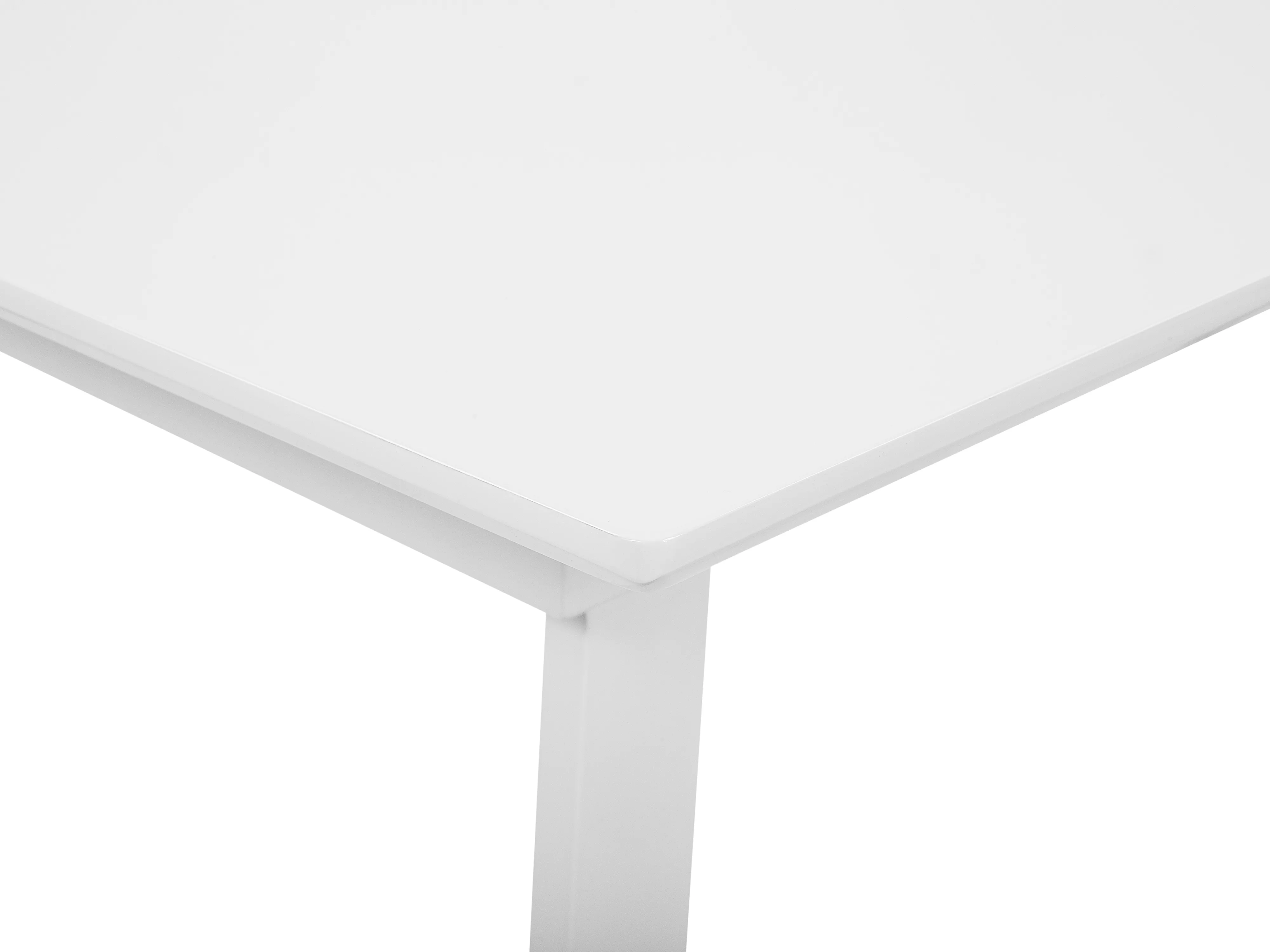 Eettafel uitschuifbaar KALUNA Wit 90 cm 160/200 cm