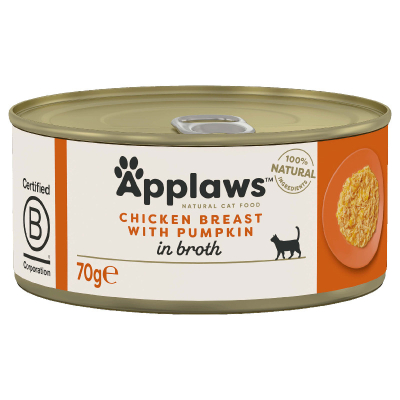 Applaws Tin Chicken Breast & Pumpkin 24x70g