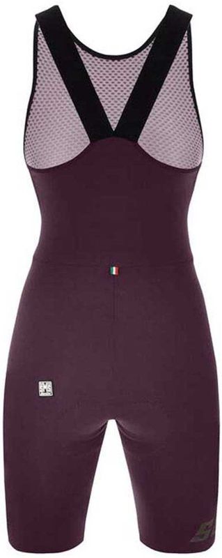 Santini Womens Unico Bib Shorts Fietsbroek (Dames |purper)