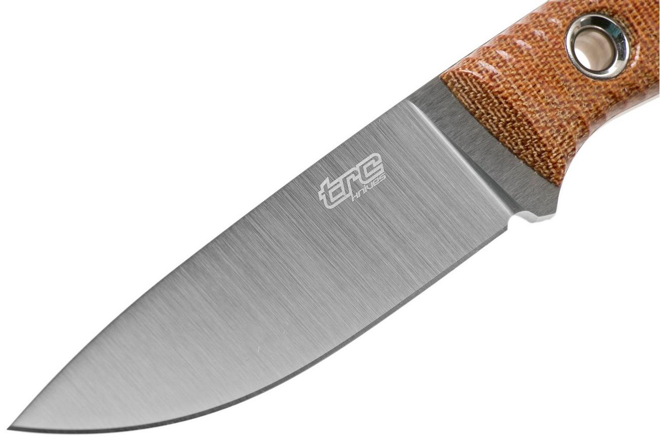 TRC Knives Classic Freedom, FFG, Brown Canvas Micarta outdoormes