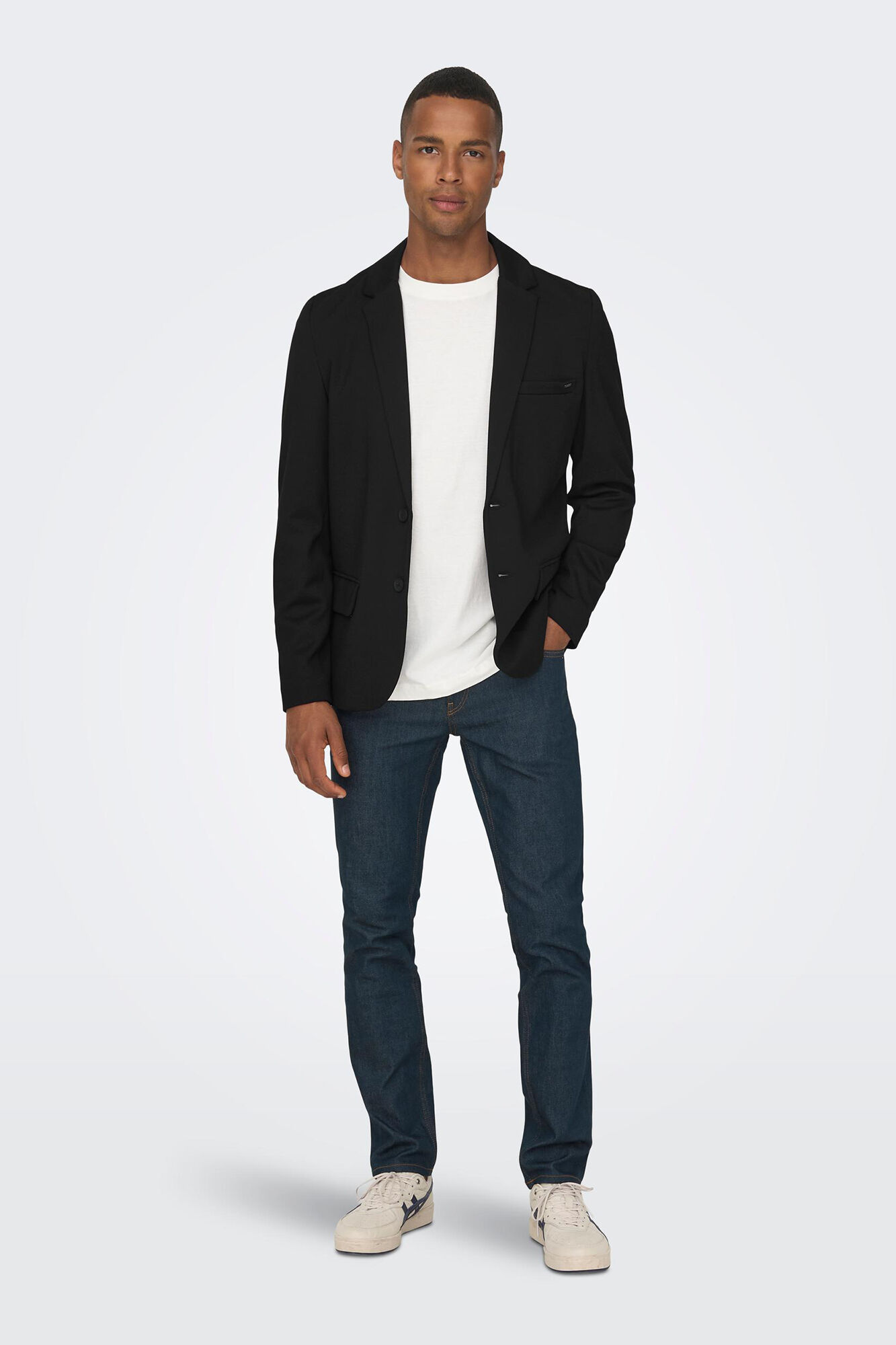 Blazer clássico de corte slim