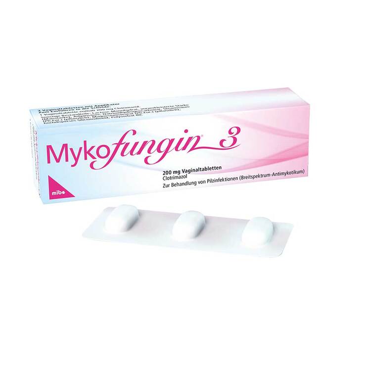 Mykofungin 3 Vaginaltabletten 200 mg, 3 St