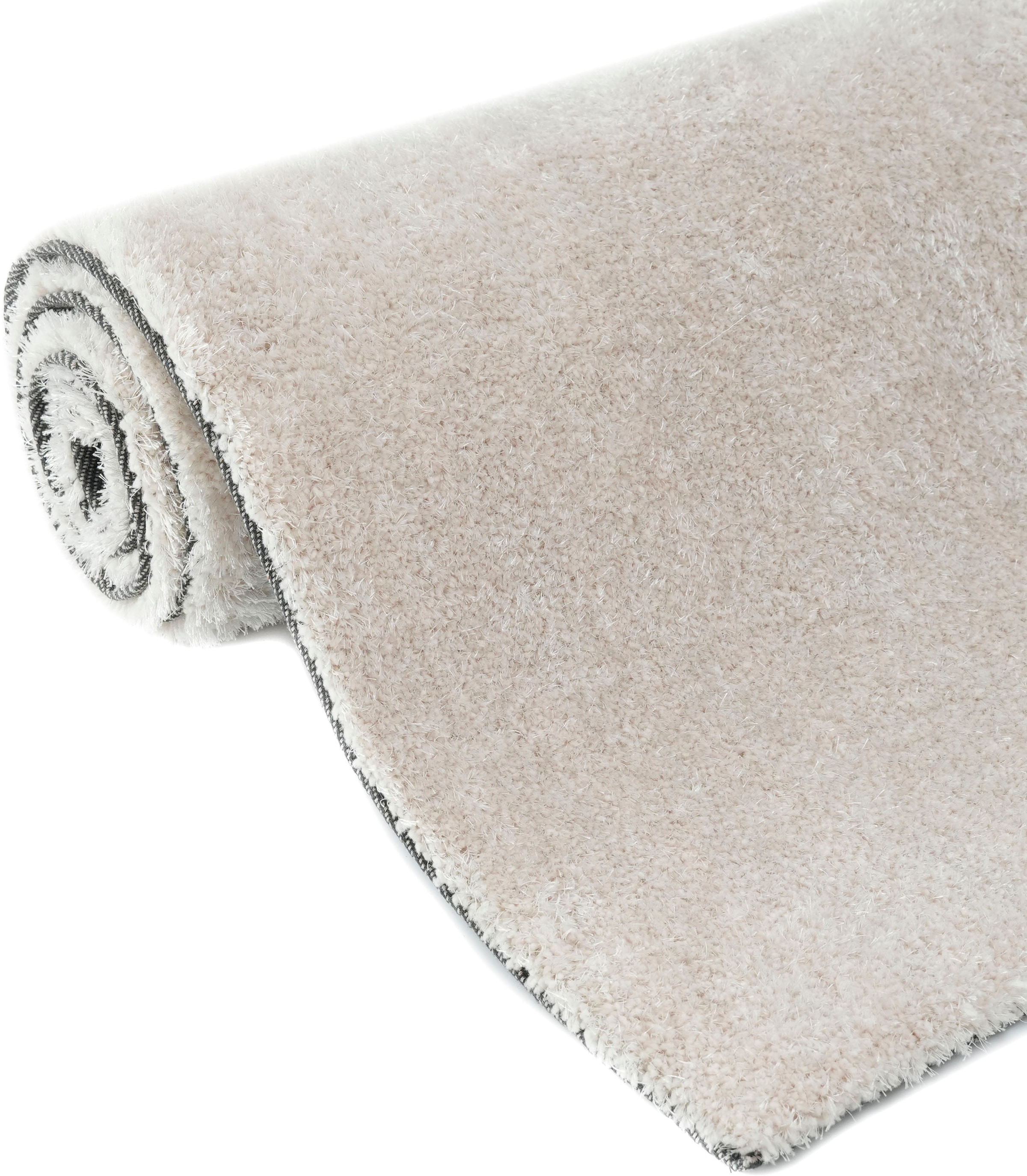 my home Hochflor-Teppich »Dana light, besonders weich, Mikrofaser Teppiche« rechteckig 25 mm Höhe uni, leichter Glanz, Wohnzimmer, Schlafzimmer, Esszimmer