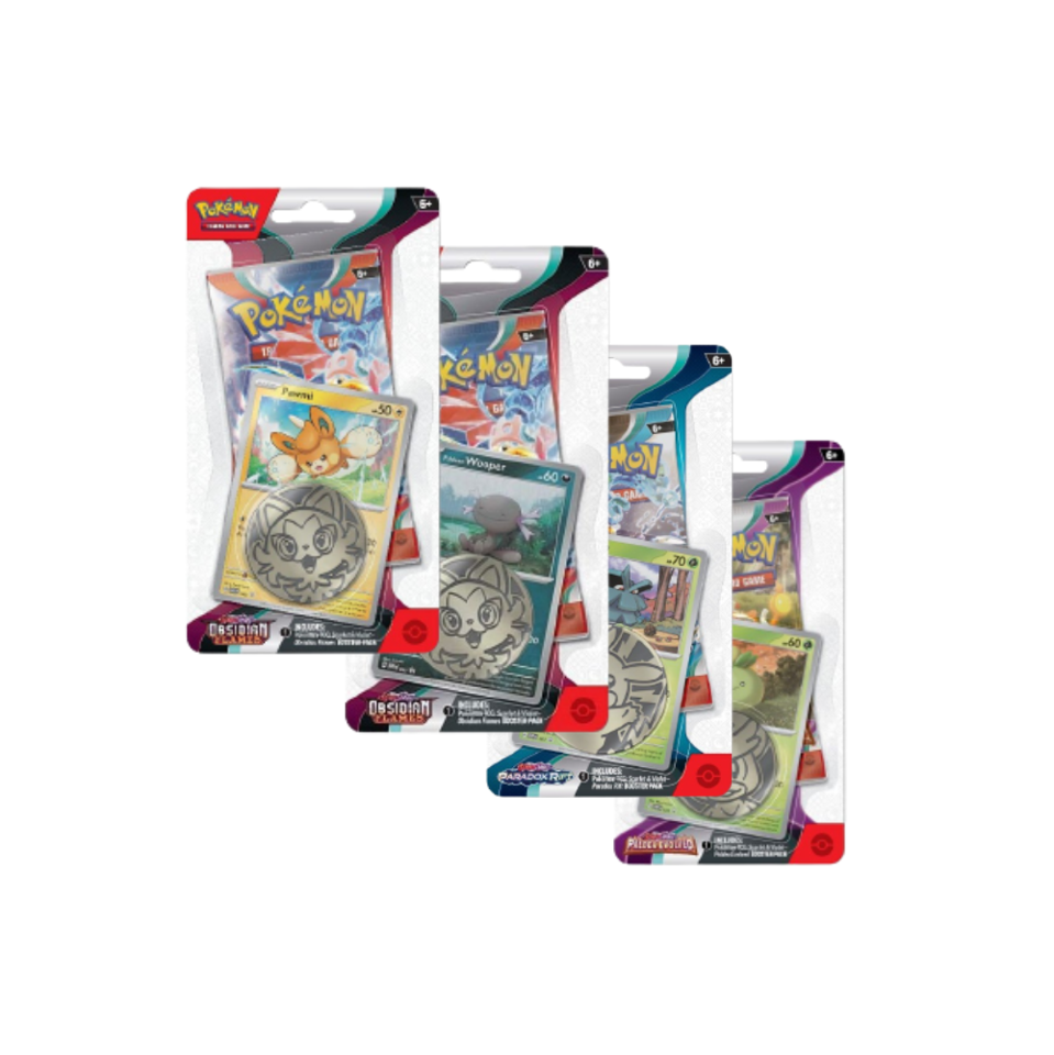 Pokemon Scarlet & Violet – Obsidian Flames - Checklane Blister (4 stk)