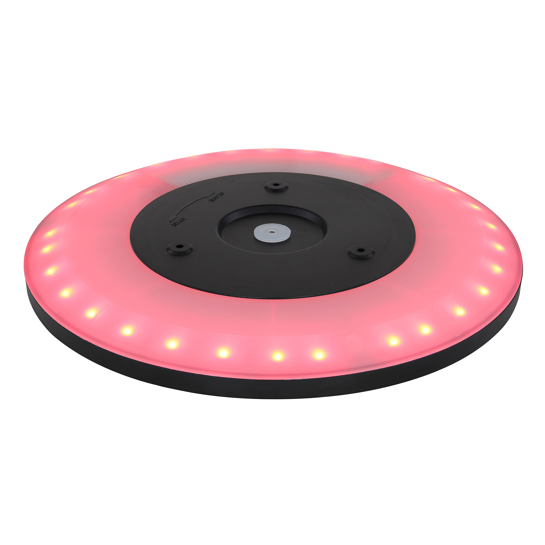LED-RGB-Deckenleuchte - schwarz - dimmbar - mit Fernbedienung