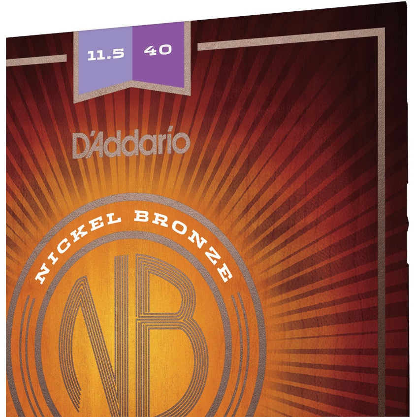 D'Addario NBM11540 Nickel Bronze Custom Medium 11,5-40 snaren voor mandoline