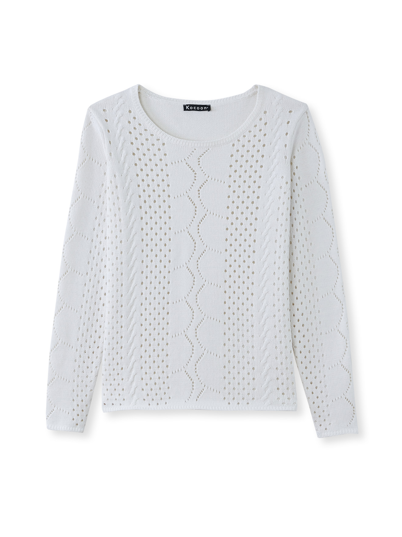 Pull fantaisie encolure ronde