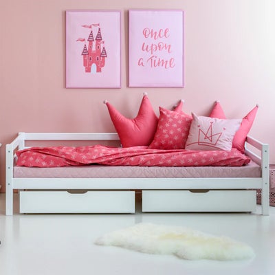 Hoppekids Sengeskuff ECO Comfort 90x200, Hvit