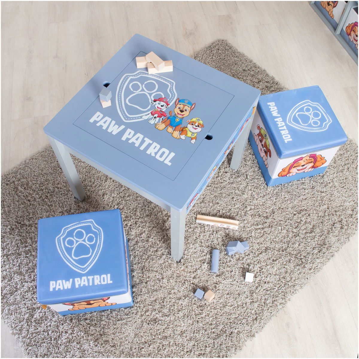 robaroba   Kindersitzgruppe Wendeplatte Set Paw Patrol