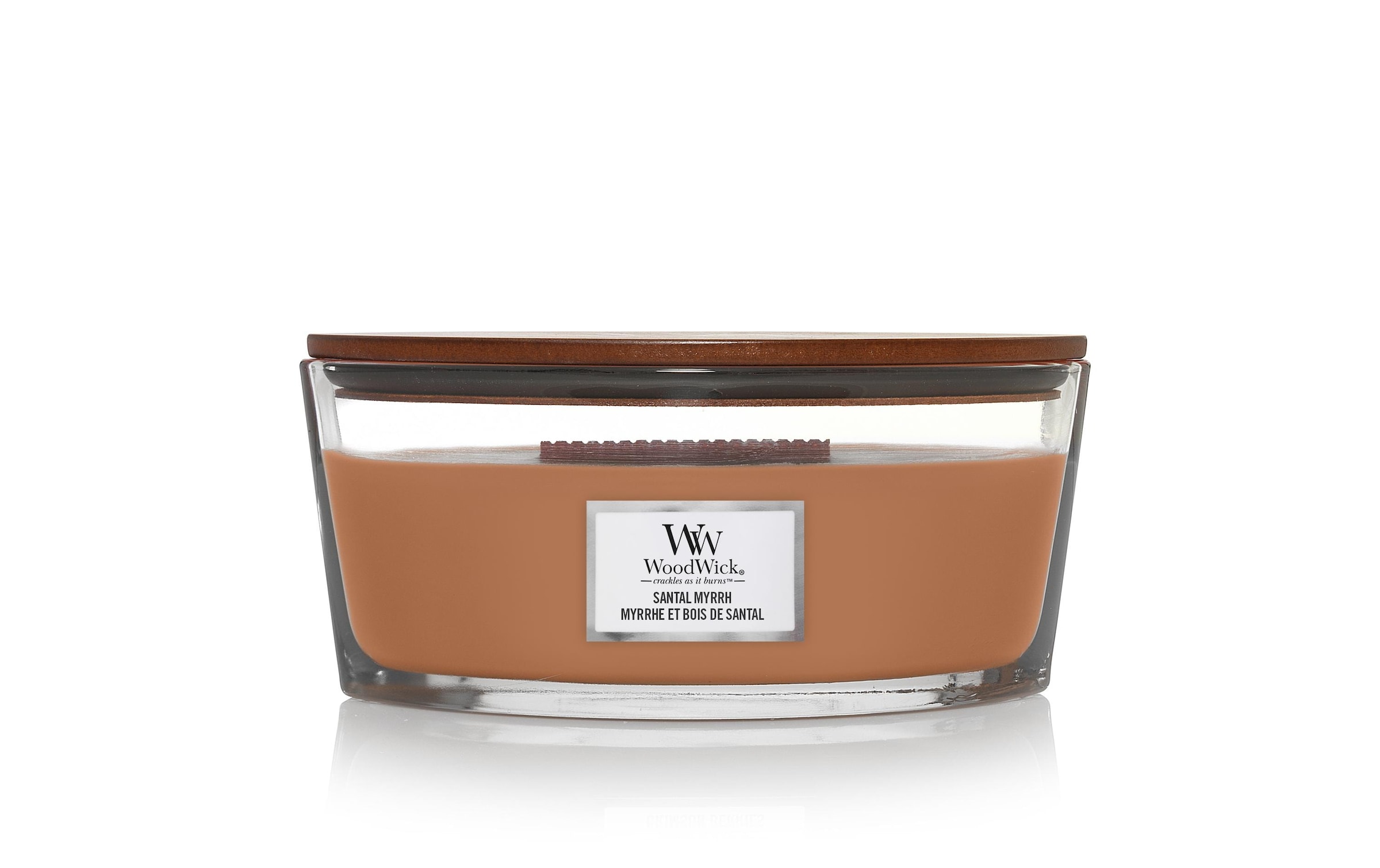 Woodwick Duftkerze »Santal Myrrh Ellipse«