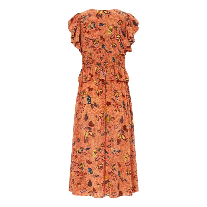 Ulla Johnson Robe Brielle Soie | Rose pêche