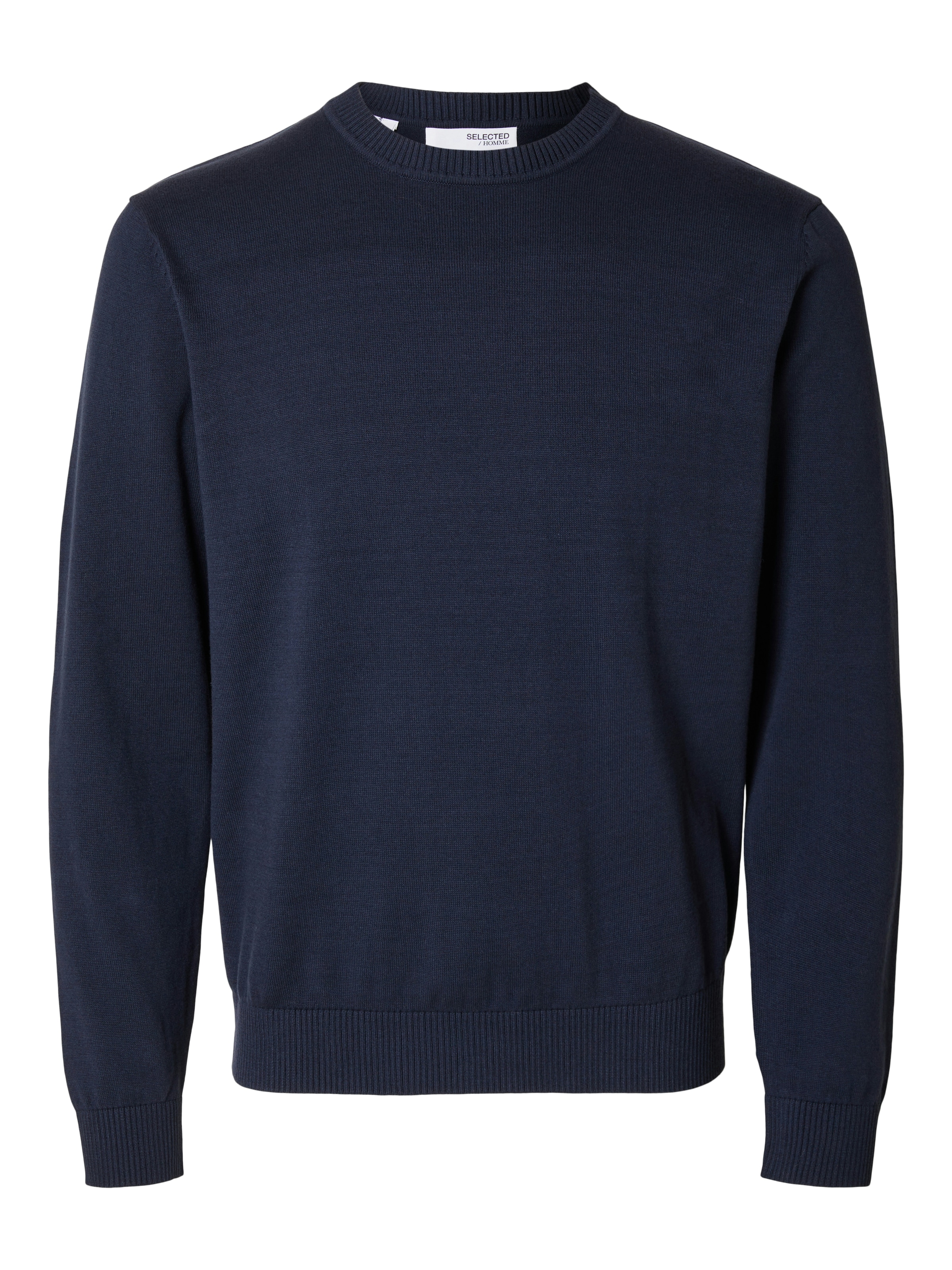 SELECTED HOMME Rundhalspullover »SLHZREG-KRIS KNIT LS CREW NECK D«