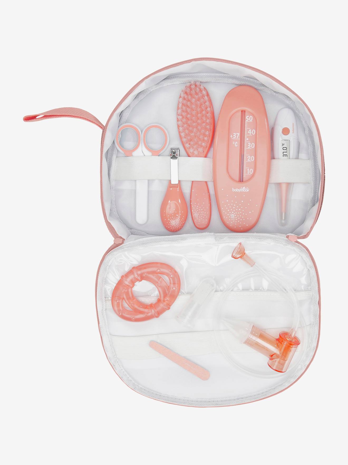 Nécessaire e acessórios de banho para bebês BABYMOOV, laranja claro, lisa