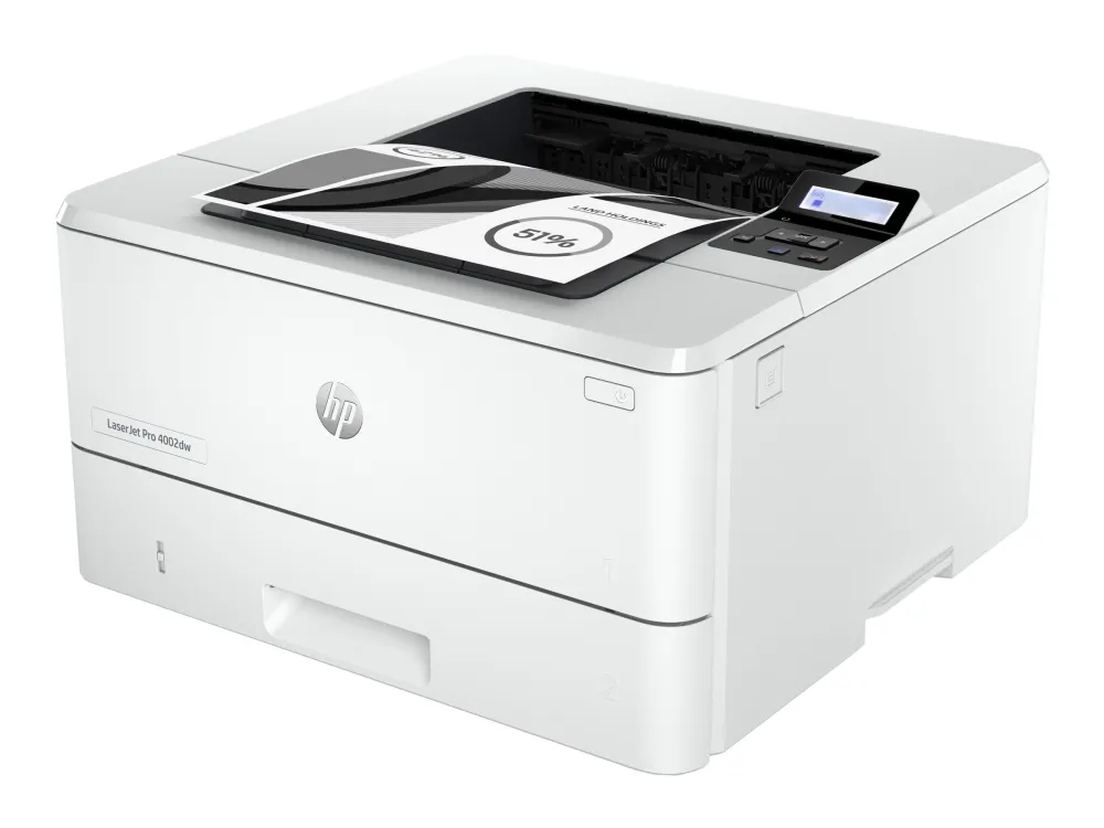 HP LaserJet Pro 4002dw - Printer - S/H - Duplex - laser - A4/Legal - 4800 x 600 dpi - op til 40 spm - kapacitet: 350 ark - USB 2.0, Gigabit LAN, Bluetooth, Wi-Fi(n)