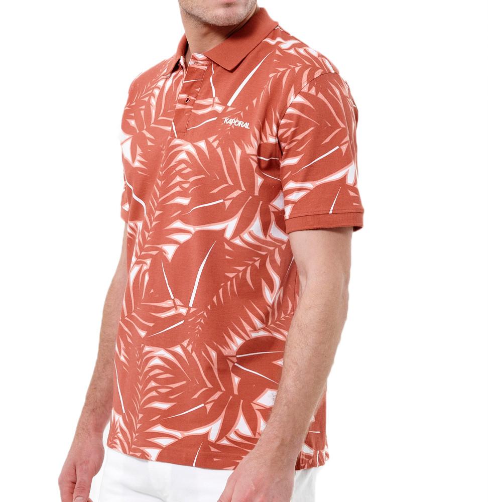 Kaporal Polo Orange à fleurs Homme Kaporal Neda