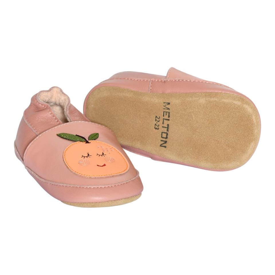 Orange Leather Slippers rose dawn - MP - Rumpetroll