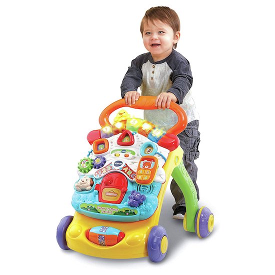 Super Trotteur parlant 2 en 1   Orange        de               Vtech