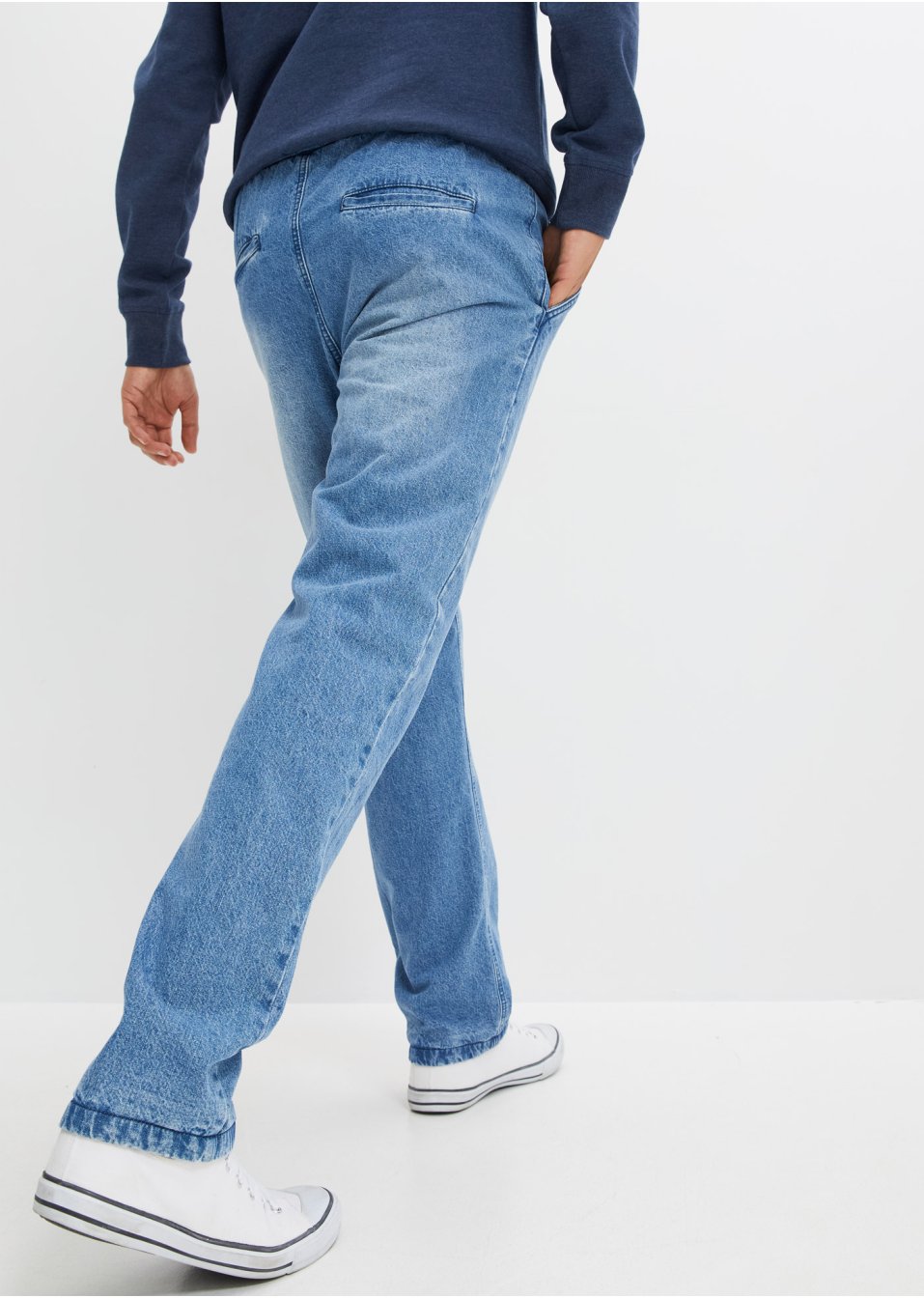 Jean thermo taille extensible Regular Fit, Straight