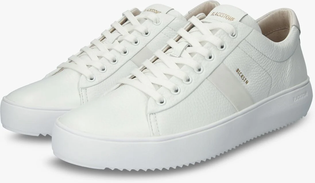 BLACKSTONE witte blackstone lage sneakers ryder