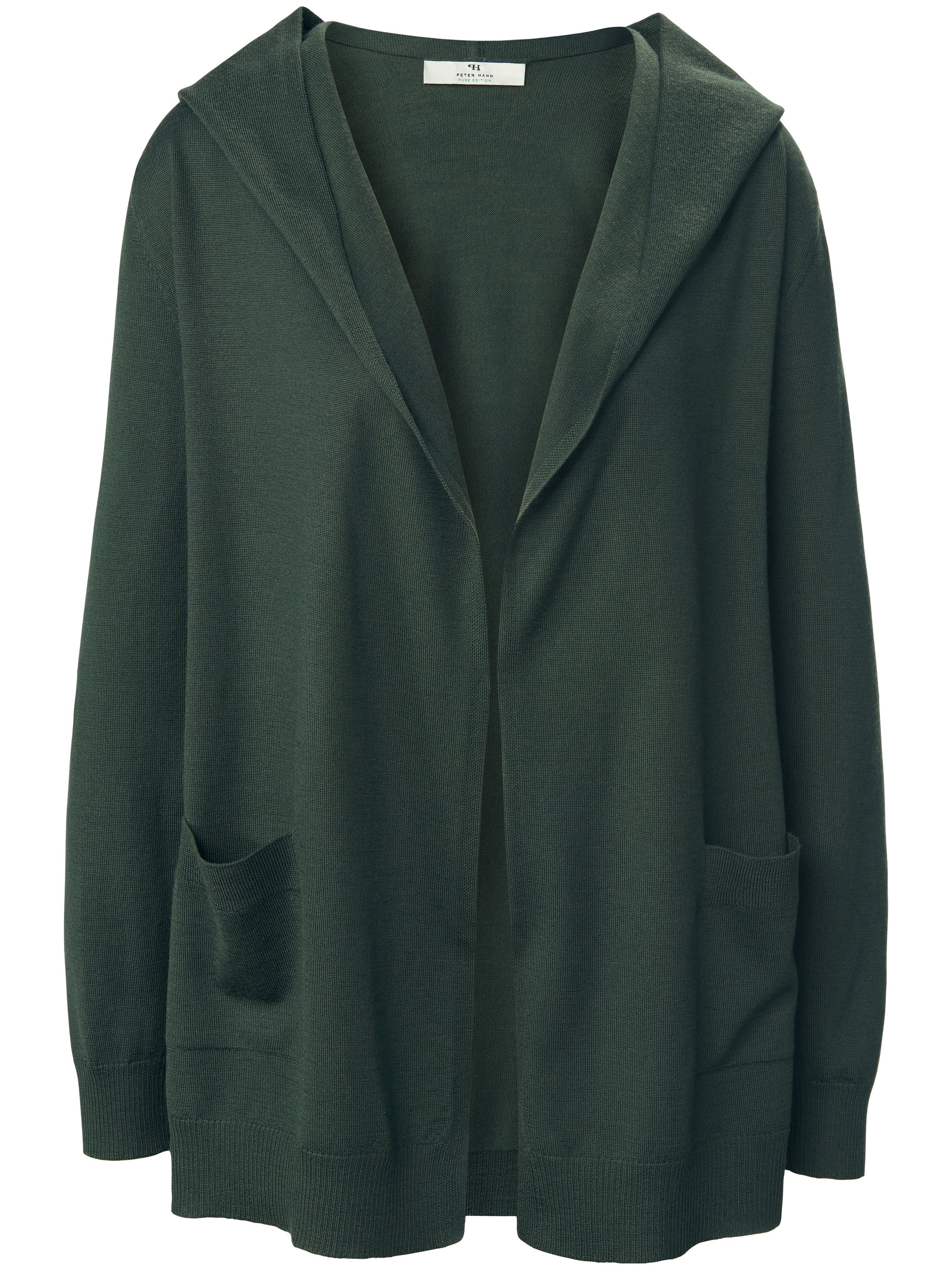 Strickjacke mit Kapuze