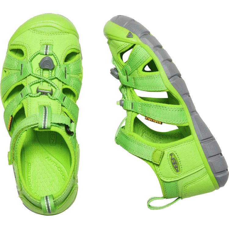 Keen Seacamp II CNX Trekkingsandale Kinder vibrant green