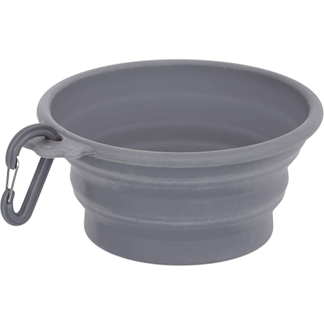 Hunderejseskål 0,76 liter - grå
