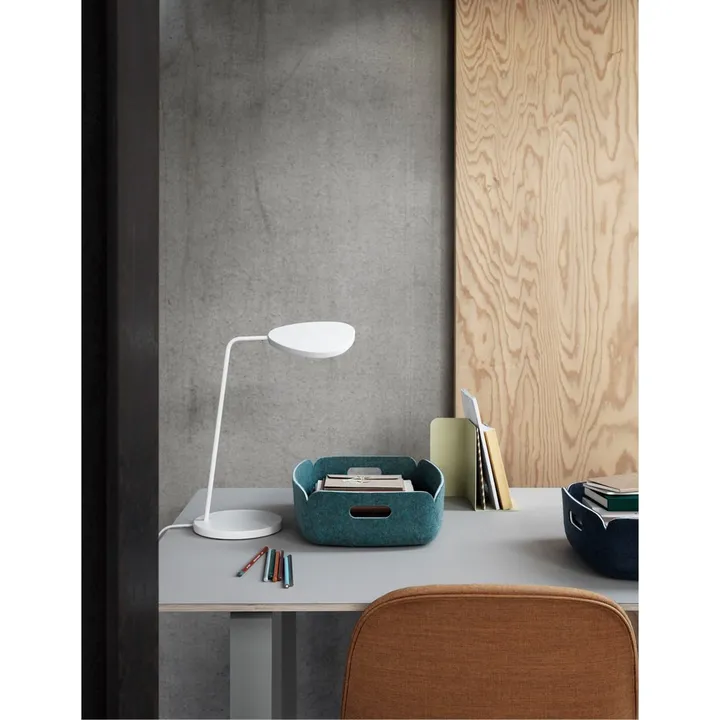 Muuto Panier de rangement bas Restore | Bleu nuit