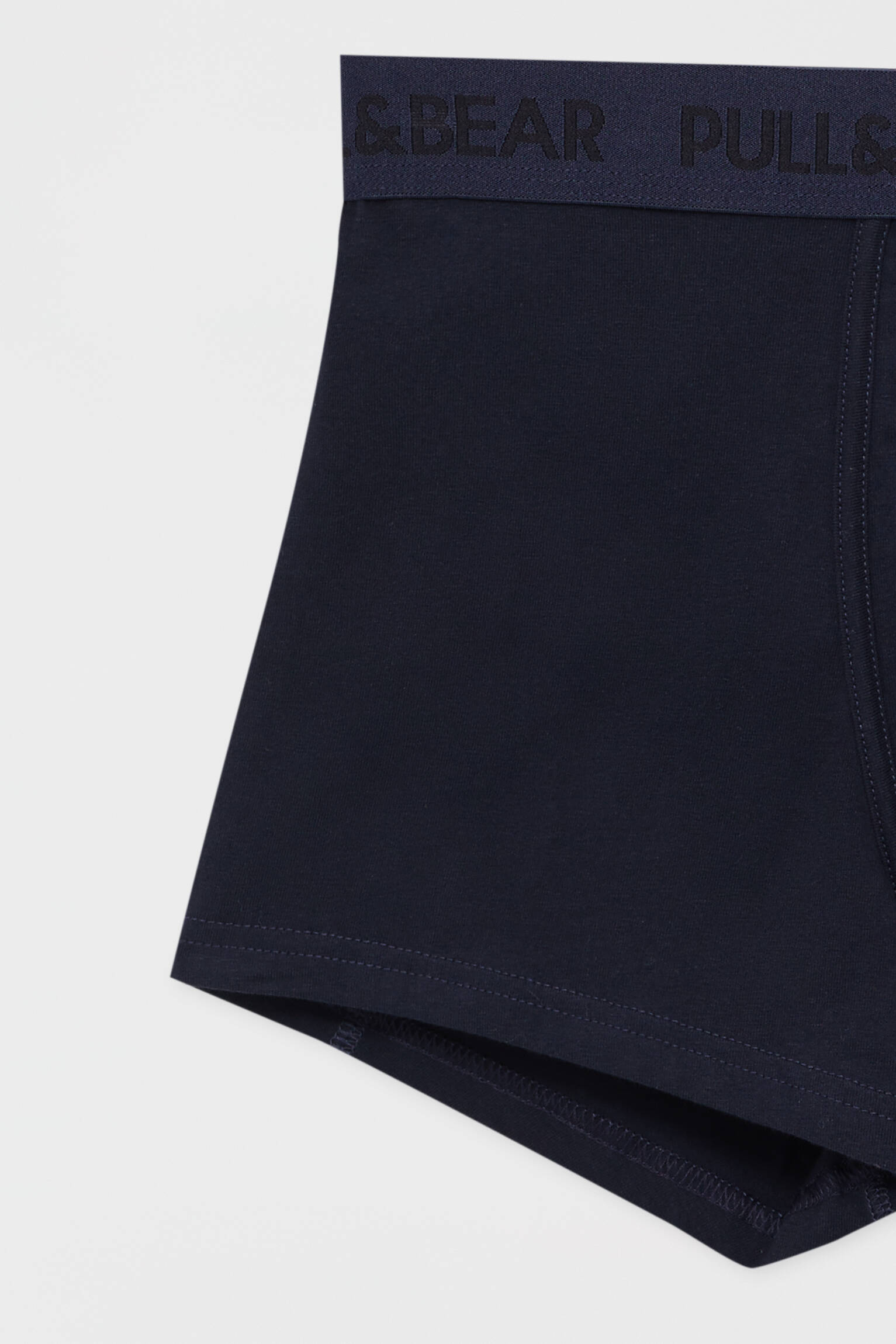 Pacote com 3 cuecas boxer azul-marinho - cores variadas