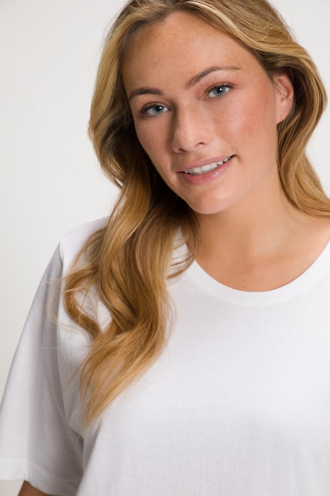 T-Shirt, Rundhalsausschnitt, Relaxed, Halbarm