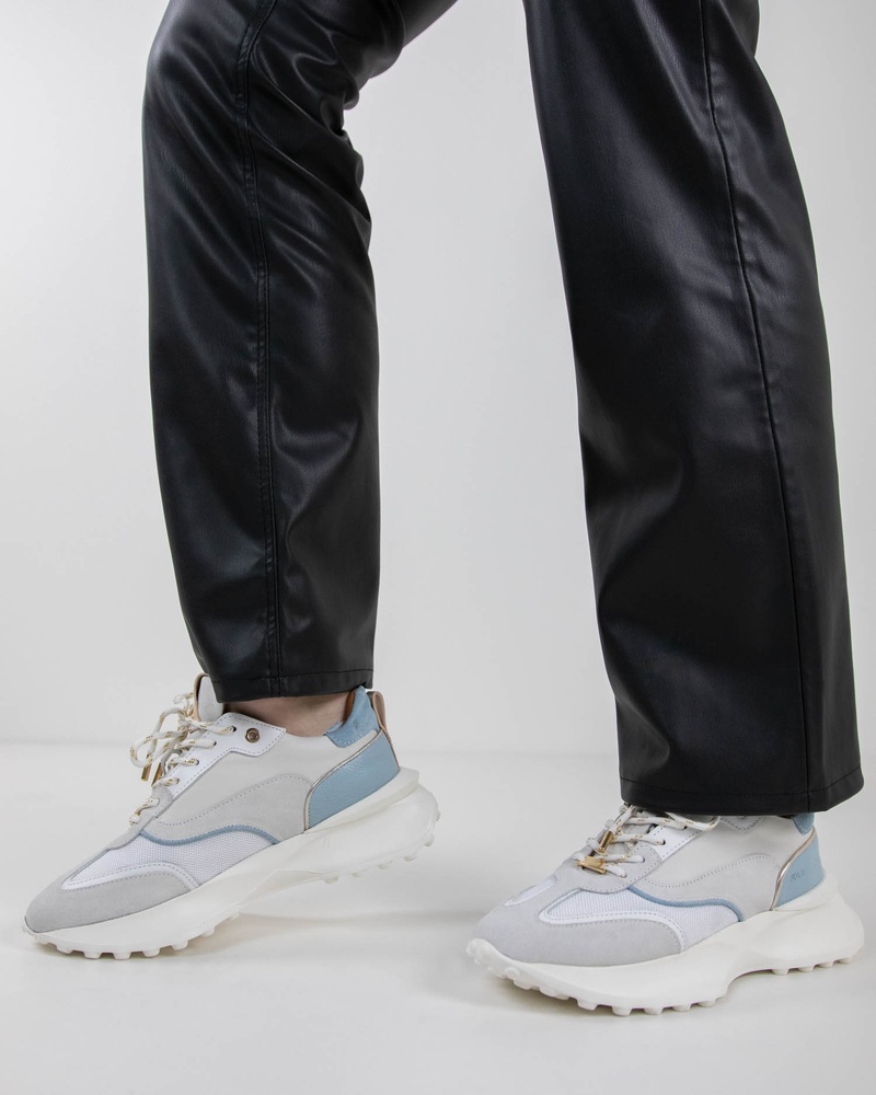 Fred de la Bretoniere Lage sneakers  - wit