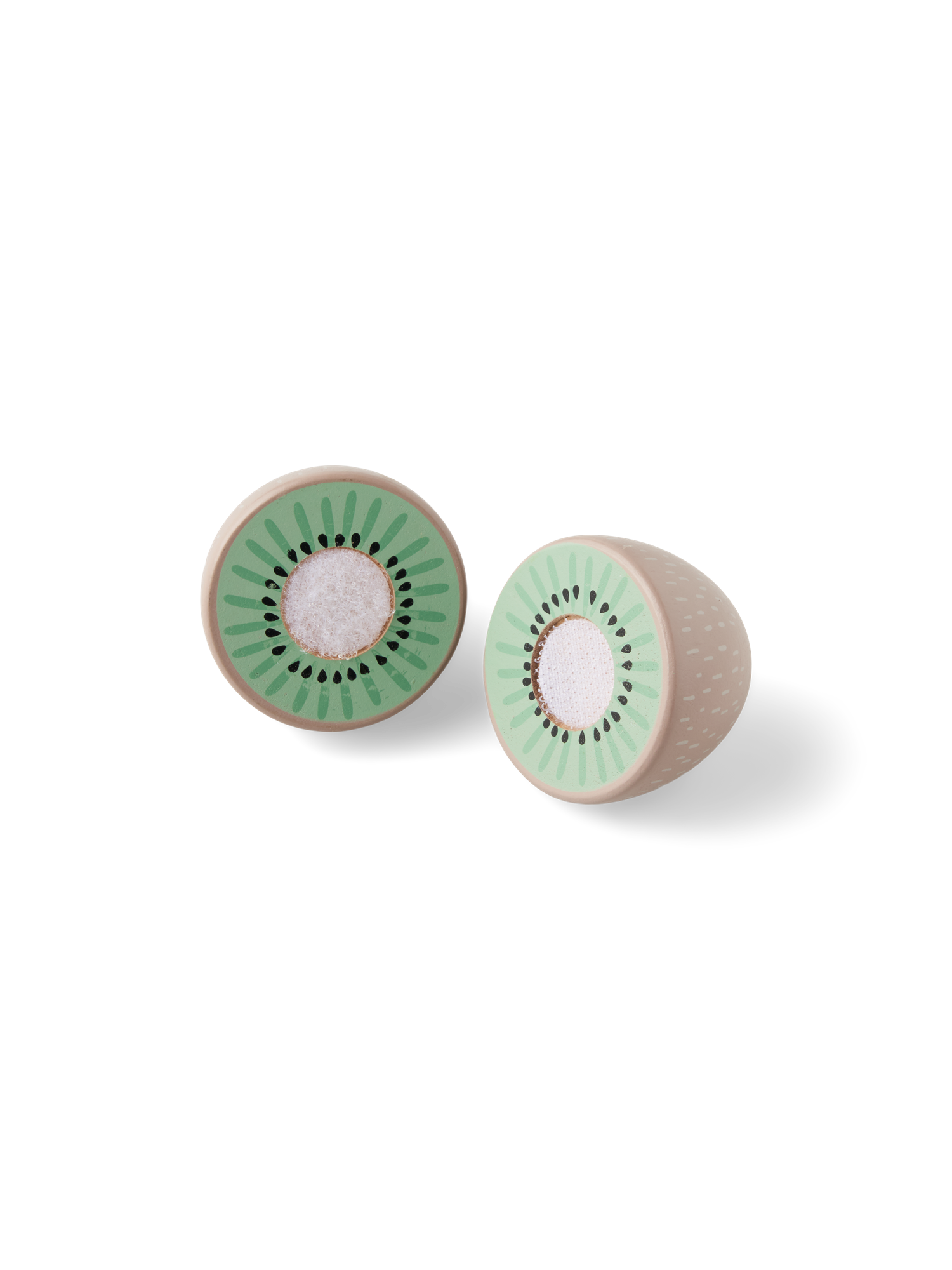 Legetøjskiwi i træ | Poppeltræ. 6,5 cm. | Olive Green