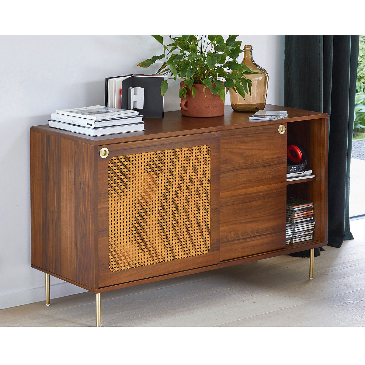 LA REDOUTE INTERIORS<br>Vaso Lady Jeanne em vidro, 31 cm de altura, Izolia