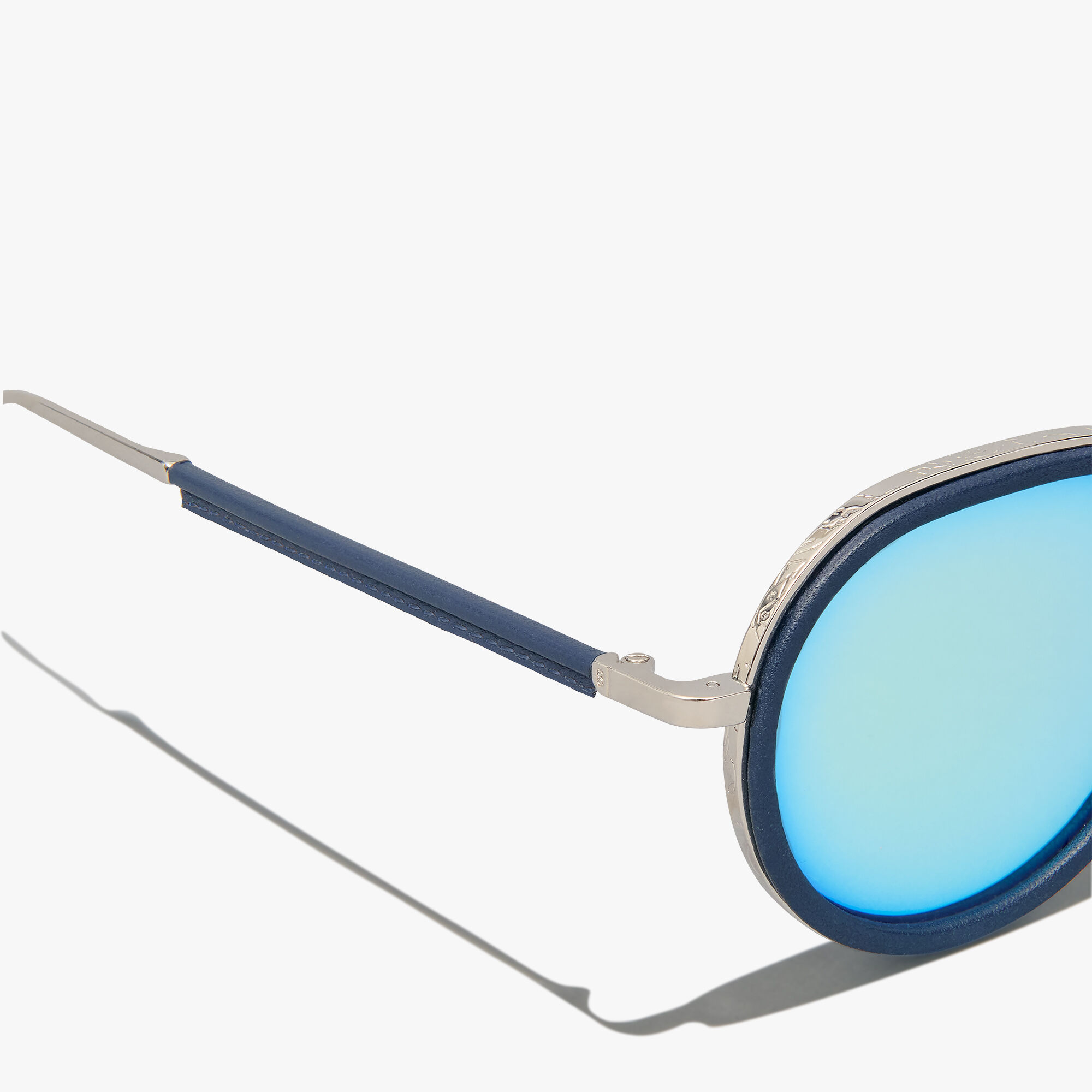 Lunettes De Soleil Centaury En Metal Et Cuir