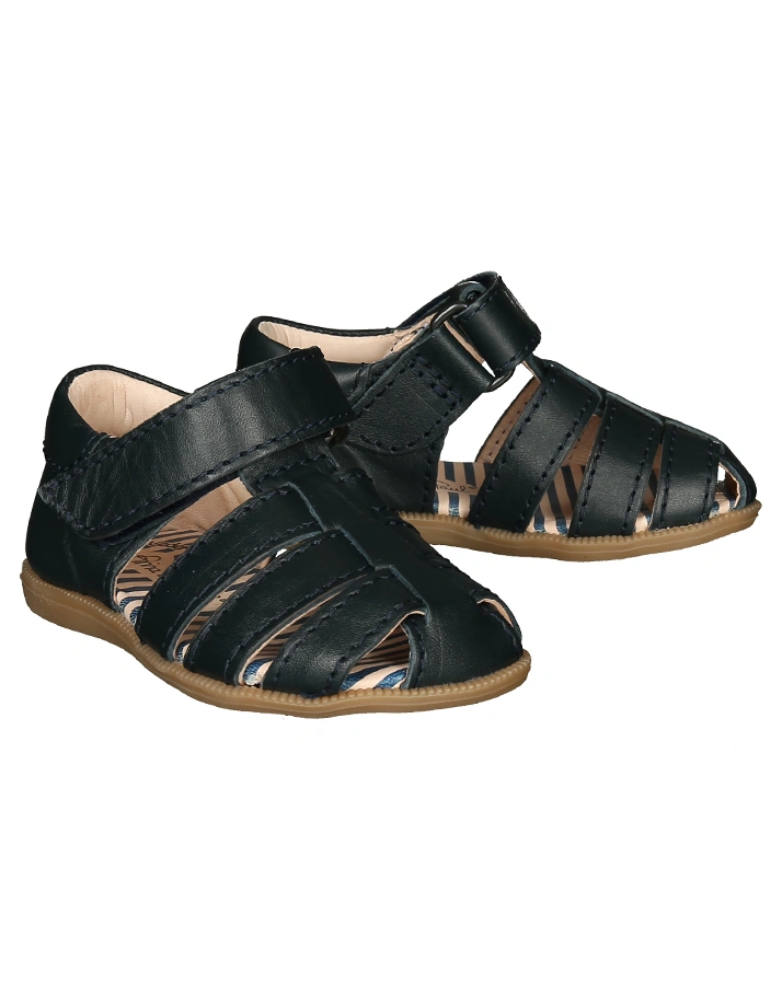 Lauflern-Sandalen PAULI mit Klett in marine